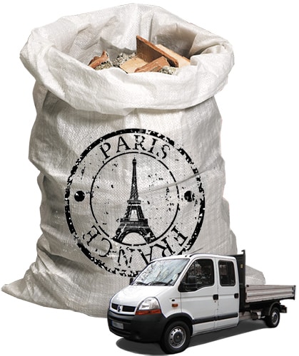 Paris - débarrasser les gravats